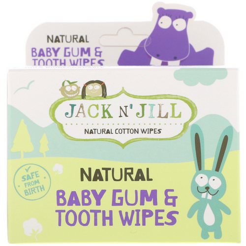 Jack n' Jill, Natural Baby Gum & Tooth Wipes, 25 Individually Wrapped Wipes Review
