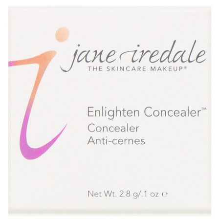 遮瑕膏, 臉部: Jane Iredale, Enlighten Concealer, Enlighten 1, .1 oz (2.8 g)