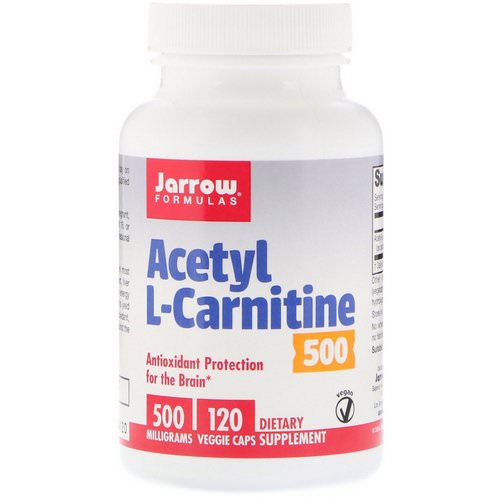 Jarrow Formulas, Acetyl L-Carnitine 500, 500 mg, 120 Veggie Caps Review