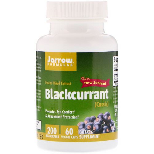 Jarrow Formulas, Blackcurrant, 200 mg, 60 Veggie Caps Review