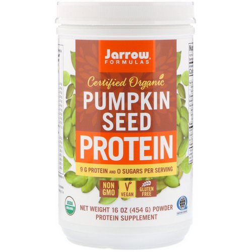 Jarrow Formulas, Certified Organic Pumpkin Seed Protein, 16 oz (454 g) Review