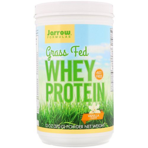 Jarrow Formulas, Grass Fed Whey Protein, Vanilla Flavor, 13 oz (370 g) Review