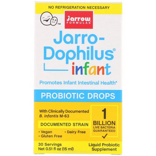 Jarrow Formulas, Jarro-Dophilus Infant, Probiotic Drops, 0.51 fl oz. (15 ml) Review