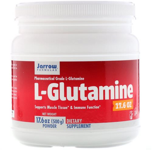 Jarrow Formulas, L-Glutamine Powder, 1.1 lbs (500 g) Review