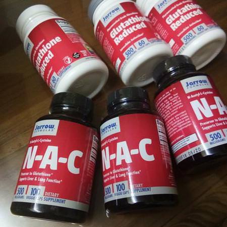 Jarrow Formulas N-Acetyl Cysteine NAC - N-乙酰半胱氨酸NAC, 抗氧化劑, 補充劑