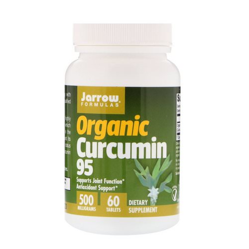 Jarrow Formulas, Organic Curcumin 95, 500 mg, 60 Tablets Review