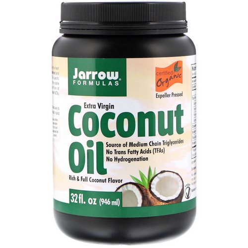Jarrow Formulas, Organic Extra Virgin Coconut Oil, Expeller Pressed, 32 fl oz (946 ml) Review