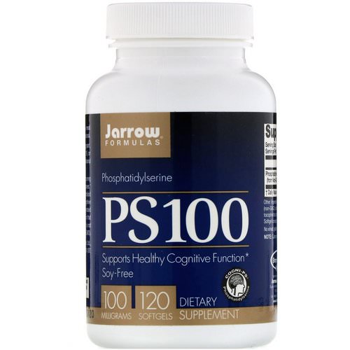 Jarrow Formulas, PS 100, Phosphatidylserine, 100 mg, 120 Softgels Review