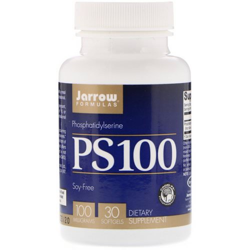 Jarrow Formulas, PS 100, Phosphatidylserine, 100 mg, 30 Softgels Review