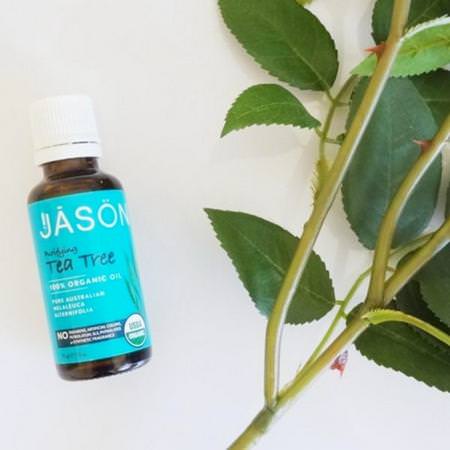 Jason Natural, 100% Organic Oil, Tea Tree, 1 fl oz (30 ml)