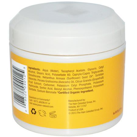 面霜, 保濕霜: Jason Natural, Age Renewal Vitamin E, Moisturizing Creme, 25,000 IU, 4 oz (113 g)