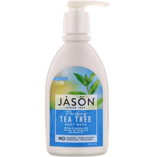 Jason Natural, Body Wash, Purifying Tea Tree, 30 fl oz (887 ml) Review
