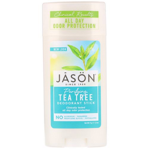 Jason Natural, Deodorant Stick, Purifying Tea Tree, 2.5 oz (71 g) Review