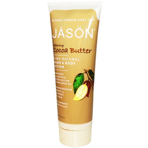 Jason Natural, Hand & Body Lotion, Softening Cocoa Butter, 8 oz (227 g) Review