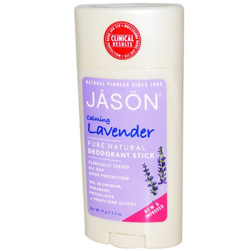 Jason Natural, Pure Natural Deodorant Stick, Calming Lavender, 2.5 oz (71 g) Review