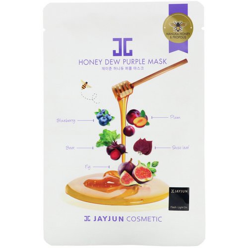 Jayjun Cosmetic, Honey Dew Purple Mask, 1 Mask, 25 ml Review