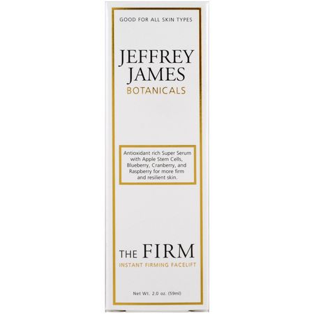 緊緻, 抗衰老: Jeffrey James Botanicals, The Firm Instant Firming Facelift, 2.0 oz (59 ml)