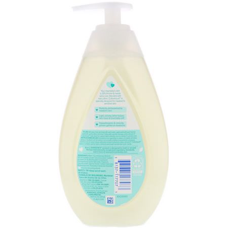 沐浴露, 多合一嬰兒洗髮水: Johnson & Johnson, Cottontouch, Newborn Wash & Shampoo, 13.6 fl oz (400 ml)