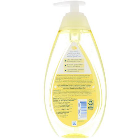 沐浴露, 多合一嬰兒洗髮水: Johnson & Johnson, Head-To-Toe, Wash & Shampoo, 16.9 fl oz (500 ml)