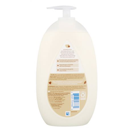 乳霜, 嬰兒潤膚乳: Johnson & Johnson, Skin Nourish, Vanilla Oat Lotion, 16.9 fl oz (500 ml)
