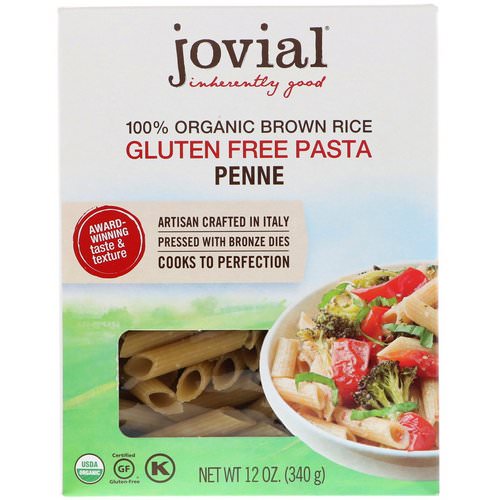 Jovial, 100% Organic Brown Rice Pasta, Penne, 12 oz (340 g) Review