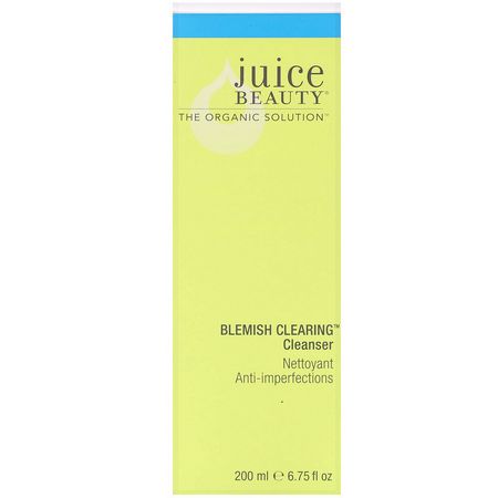 清潔劑, 洗面奶: Juice Beauty, Blemish Clearing Cleanser, 6.75 fl oz (200 ml)