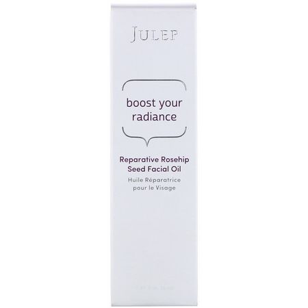 面部保濕霜, 護膚: Julep, Boost Your Radiance, Reparative Rosehip Seed Facial Oil, 0.85 fl oz (25 ml)