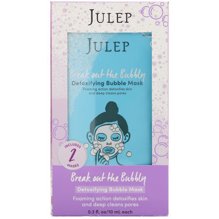 面膜, 護膚: Julep, Break Out the Bubbly, Detoxifying Bubble Mask, 2 Masks
