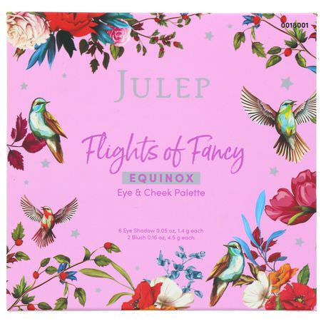 腮紅, 臉部: Julep, Flights of Fancy, Equinox, Eye & Cheek Palette, 0.21 oz (5.9 g)