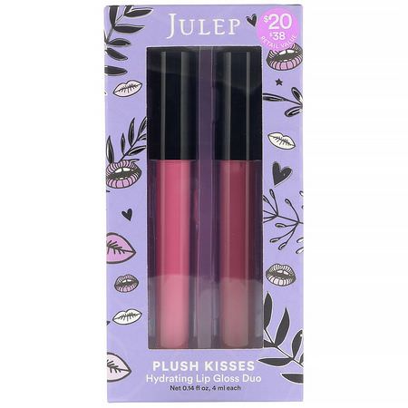 唇彩, 嘴唇: Julep, Plush Kisses, Hydrating Lip Gloss Duo, 0.14 fl oz (4 ml)
