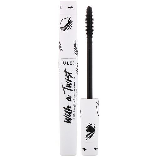 Julep, With a Twist, Lash Boosting Bamboo Mascara, Jet Black, 0.24 oz (6.7 g) Review