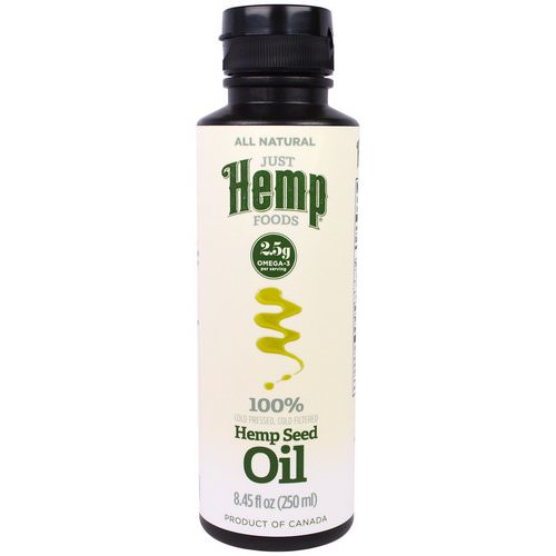 Just Hemp Foods, Hemp Seed Oil, Cold Pressed, 8.45 fl oz (250 ml) Review