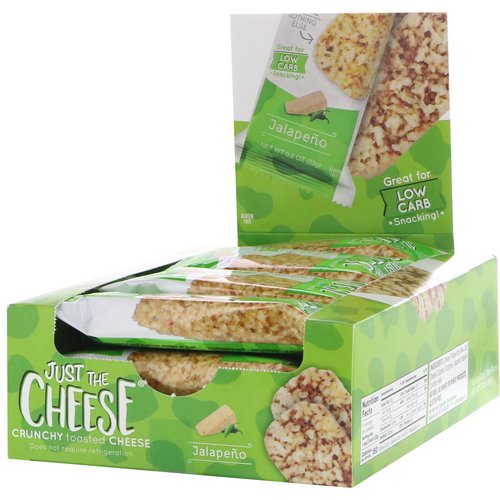 Just The Cheese, Jalapeno Bars, 12 Bars, 0.8 oz (22 g) Review