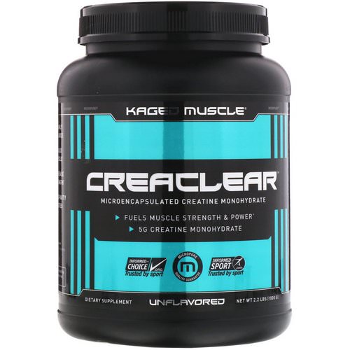 Kaged Muscle, Creaclear, Unflavored, 2.2 lb (1000 g) Review