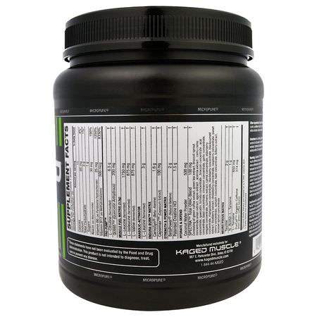 咖啡因, 興奮劑: Kaged Muscle, Pre-Kaged, Pre-Workout Primer, Fruit Punch, 1.41 lbs (640 g)