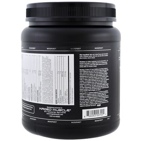 Kaged Muscle Caffeine L-Citrulline - L-瓜氨酸, 氨基酸, 補品, 咖啡因