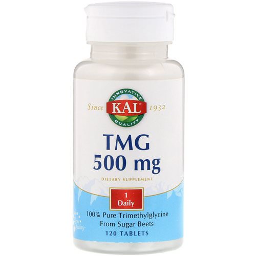 KAL, TMG, 500 mg, 120 Tablets Review