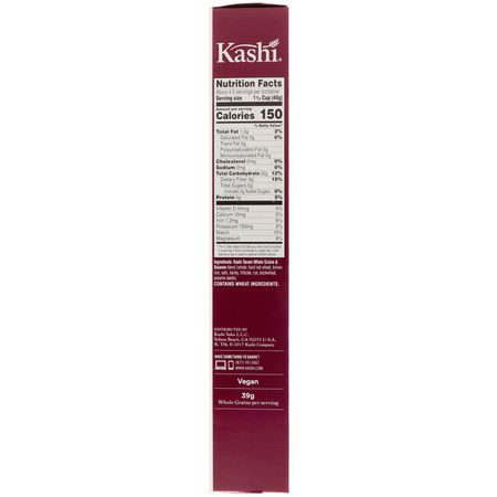早餐穀物: Kashi, 7 Whole Grain Puffs, 6.5 oz (184 g)
