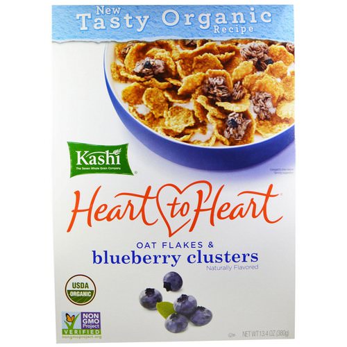 Kashi, Heart to Heart, Oat Flakes & Blueberry Clusters, 13.4 oz (380 g) Review