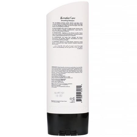 護髮素, 洗髮水: Keratin Complex, Keratin Care Smoothing Shampoo, 13.5 fl oz (400 ml)