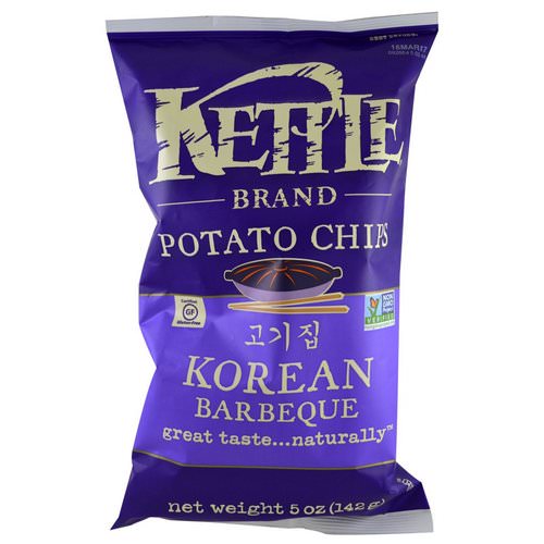 Kettle Foods, Potato Chips, Korean Barbeque, 5 oz (142 g) Review