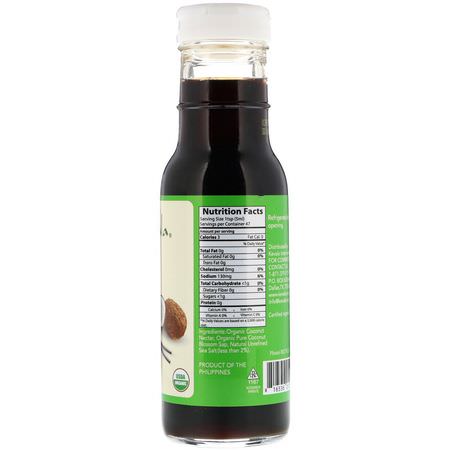 椰子氨基酸, 醃料: Kevala, Organic Coconut Aminos, 8 fl oz (236 ml)