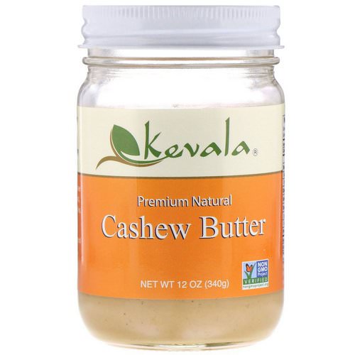 Kevala, Premium Natural Cashew Butter, 12 oz (340 g) Review