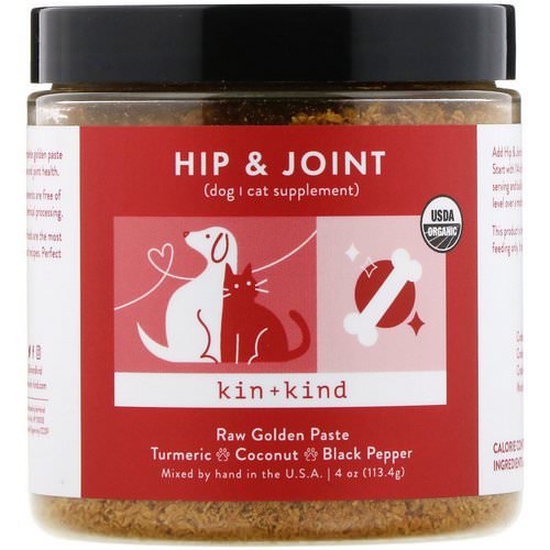Kin+Kind, Hip & Joint, Raw Golden Paste, 4 oz (113.4 g) Review