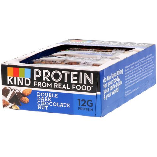 KIND Bars, Protein Bars, Double Dark Chocolate Nut, 12 Bars, 1.76 oz (50 g) Each Review
