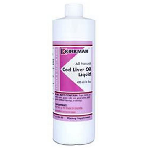 Kirkman Labs, Cod Liver Oil Liquid, Unflavored, 16 fl oz (473 ml) Review
