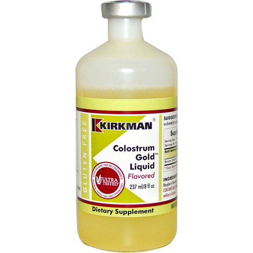 Kirkman Labs, Colostrum Gold Liquid, Flavored, 8 fl oz (237 ml) Review