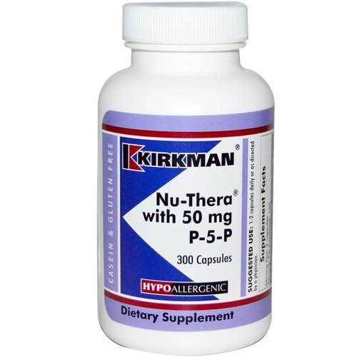 Kirkman Labs, Nu-Thera with 50 mg P-5-P, 300 Capsules Review