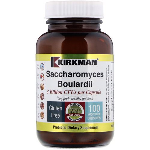 Kirkman Labs, Saccharomyces Boulardii, 100 Vegetarian Capsules (Ice) Review