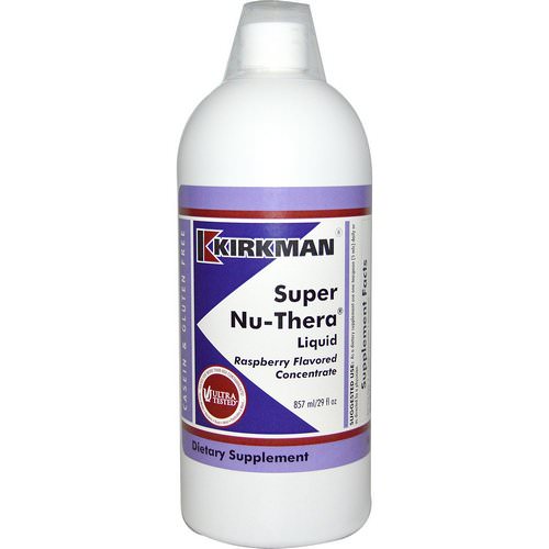 Kirkman Labs, Super Nu-Thera Liquid, Raspberry Flavored, 29 fl oz (857 ml) Review